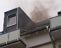 Dachstuhlbrand Koeln Vingst Hinter dem Hessgarten P04